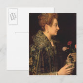 Carte Postale Portrait d'une femme (Devant / Derrière)