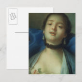 Carte Postale Portrait d'une femme (Devant / Derrière)