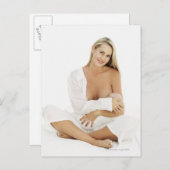 Carte Postale Portrait d'une femme allaitant un bébé (3-6 (Devant / Derrière)