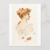 Carte Postale Portrait d'une femme, Louis Prang (Devant)