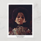 Carte Postale Portrait D'Une Femme Par Gustav Klimt (Devant)