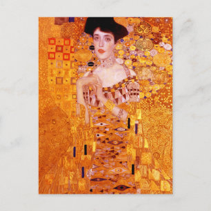 Carte Postale Portrait d'une femme peinture par Gustav Klimt