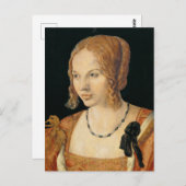 Carte Postale Portrait d'une femme vénitienne - Albrecht Dürer (Devant / Derrière)