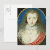 Carte Postale Portrait d'une fille (Devant / Derrière)