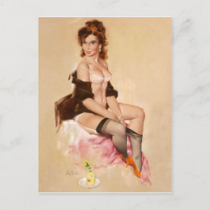 Carte Postale Portrait d'une jeune femme