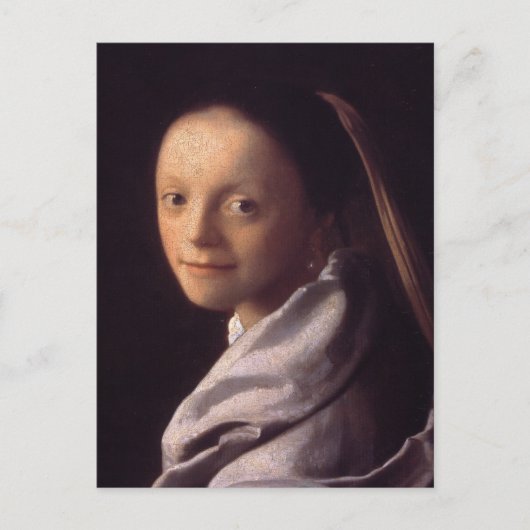 Carte Postale Portrait d'une jeune femme (Devant)