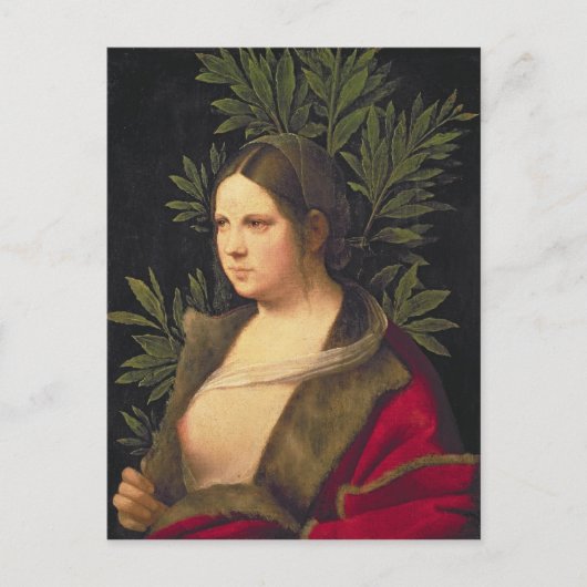 Carte Postale Portrait d'une jeune femme, 1506 (Devant)