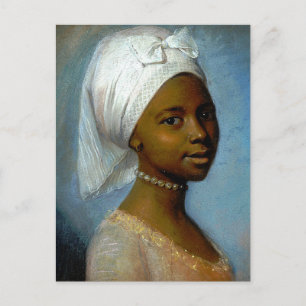 Carte Postale Portrait d'une jeune femme noire art classique