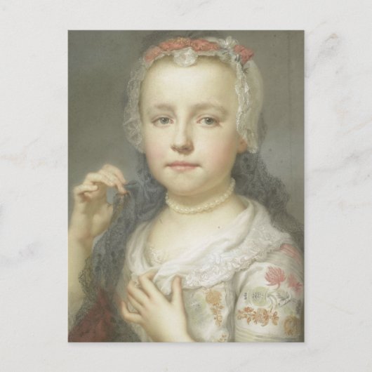 Carte Postale Portrait d'une jeune fille (Devant)