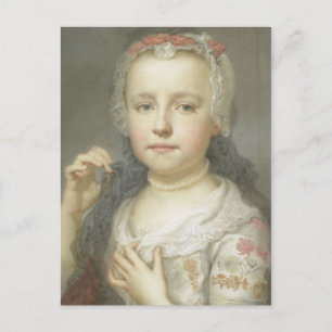 Carte Postale Portrait d'une jeune fille