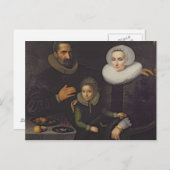 Carte Postale Portrait familial (Devant / Derrière)