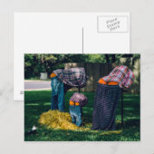 Carte Postale Portrait familial (Devant / Derrière)
