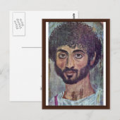 Carte Postale Portrait Fayum Mummy De Römisch-Ägyptischer (Devant / Derrière)