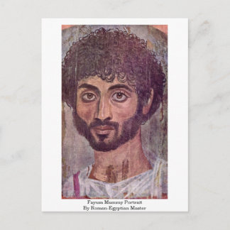 Carte Postale Portrait Fayum Mummy Par Roman-Egyptian Master