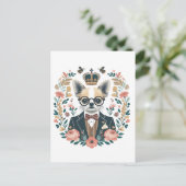 Carte Postale Portrait folk du roi Chihuahua (Debout devant)