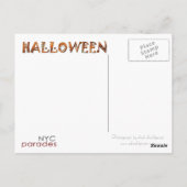 Carte postale portrait Halloween 2 (Dos)