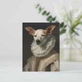 Carte Postale Portrait historique de chien (Debout devant)