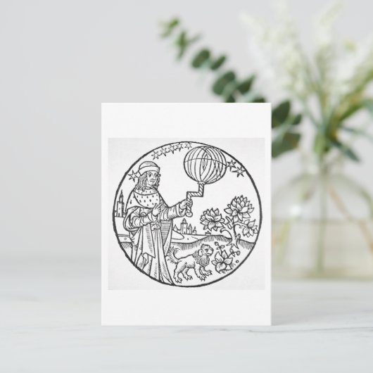 Carte Postale Portrait idéal d'Aristote (384-322 av. J.-C.), cop (Debout devant)