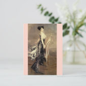 Carte Postale Portrait Lady - Boldini (Debout devant)