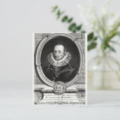 Carte Postale Portrait médaillon de Pierre de Bourdeille (Debout devant)