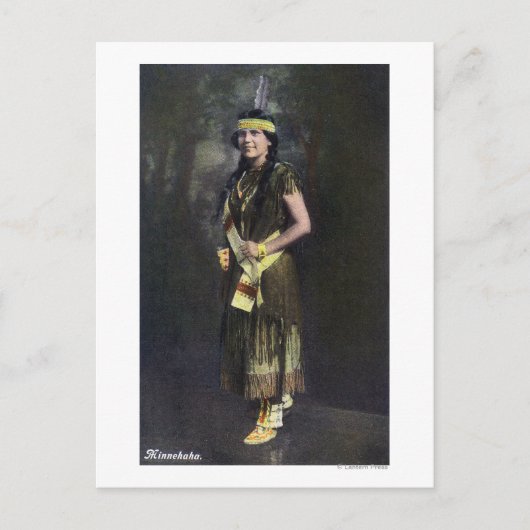 Carte Postale Portrait Minnehaha (Devant)