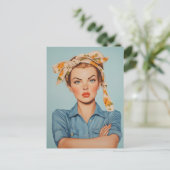 Carte Postale Portrait moderne de Rosie (Debout devant)