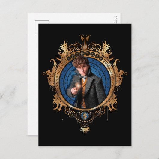 Carte Postale Portrait NEWT SCAMANDER™ (Devant / Derrière)