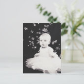 Carte Postale Portrait noir et blanc (Debout devant)