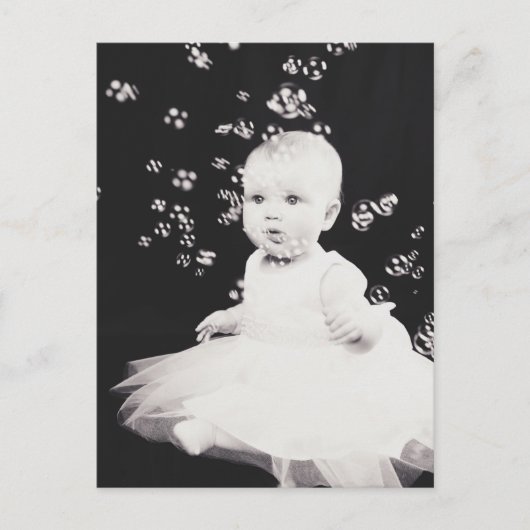 Carte Postale Portrait noir et blanc (Devant)