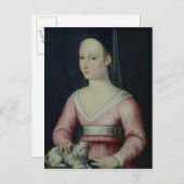 Carte Postale Portrait of Agnes Sorel (Devant / Derrière)