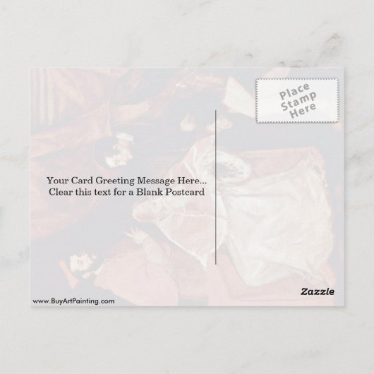 Carte Postale Portrait Of Pope Paul Iii By Titian (Dos)