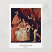Carte Postale Portrait Of Pope Paul Iii By Titian (Devant)