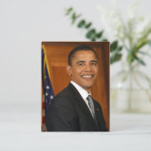 Carte Postale Portrait officiel de Barack Obama (Debout devant)