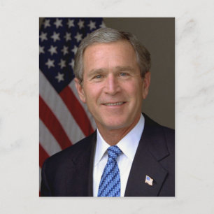 Carte Postale Portrait officiel de George W. Bush