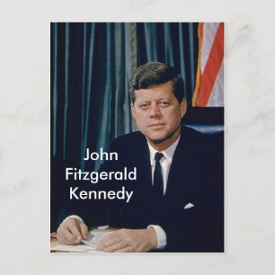 Carte Postale Portrait officiel JFK du domaine public