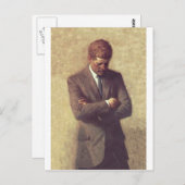 Carte Postale Portrait officiel John F. Kennedy (Devant / Derrière)