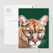 Carte Postale Portrait Panther (Devant / Derrière)