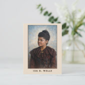 Carte Postale Portrait peint d'Ida B Wells (Debout devant)