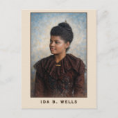 Carte Postale Portrait peint d'Ida B Wells (Devant)