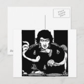 Carte Postale Portrait Poe (Devant / Derrière)