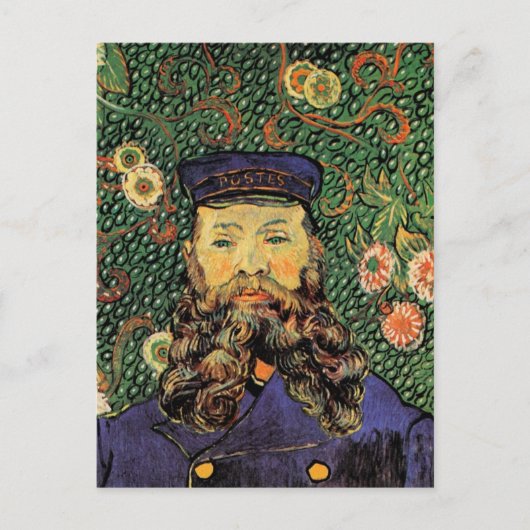 Carte Postale Portrait Postman Joseph Roulin Van Gogh Art (Devant)