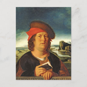 Carte Postale Portrait présumé être Paracelse