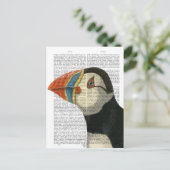 Carte Postale Portrait Puffin (Debout devant)