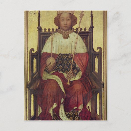 Carte Postale Portrait Richard II "Le Portrait de Westminster" (Devant)
