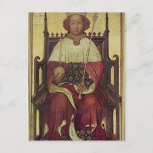 Carte Postale Portrait Richard II "Le Portrait de Westminster"