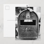 Carte Postale Portrait Rusty Mailbox (Devant / Derrière)