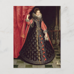 Carte Postale Portrait supposé être Henrietta Maria de