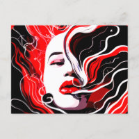 Portrait surréaliste de femme Abstraite