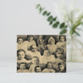 Carte Postale Portrait Vintage (Debout devant)