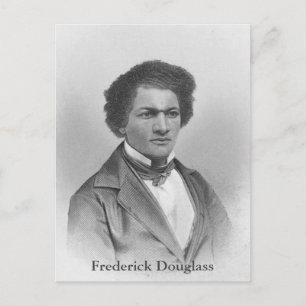 Carte Postale Portrait vintage abolitionniste Frederick Douglass